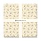 Fabric Henry Glass Precuts Buttercream & Brickle Bits 42pc 10x10" Squares FB610HG.BTRCREAM&BRICKLE